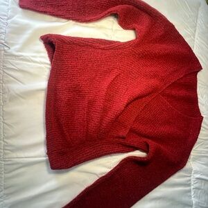 Women's Red Sweater